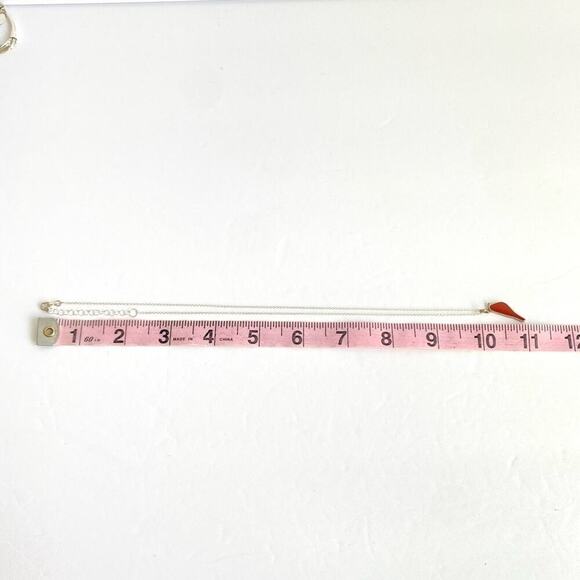 Sparrow Bird Necklace Sterling Silver Songbird Pendant Dainty Filigree Enamel - Picture 9 of 10